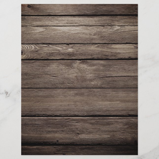 Dark Brown Reclased Barboard Scrapbook Paper (Vorderseite)