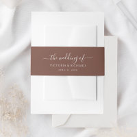 Dark Brown Wedding