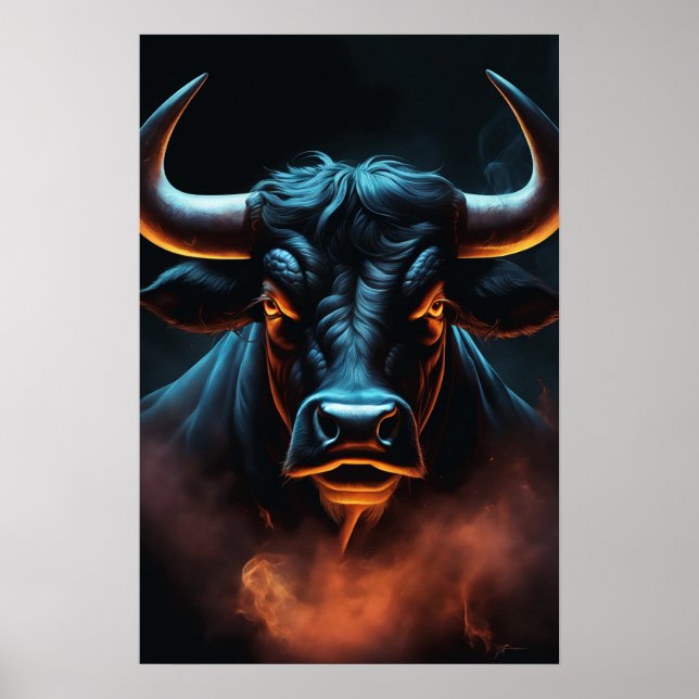 Dark Buffalo art Poster (Vorne)