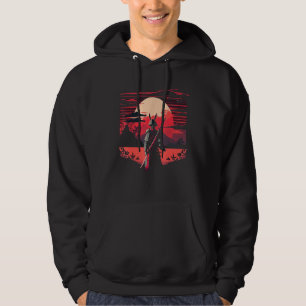Dark Bunny Rabbit Samurai Warrior Katana Japanisch Hoodie