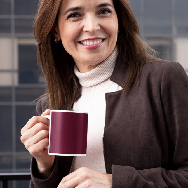 Dark Burgundy Kaffeetasse (Von Creator hochgeladen)