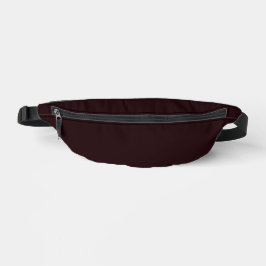Dark Burgundy | Schlichtes Burgund Bauchtasche