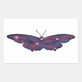 Dark Butterfly Starscape Sticker