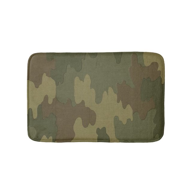 Dark Camouflage Bath Mat Badematte (Vorderseite)