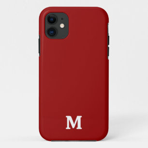Dark Candy Apple Red Solid Color Case-Mate iPhone Hülle