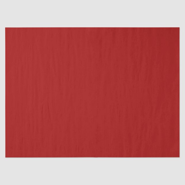 Dark Candy Apple Red Solid Color Seidenpapier (Vorderseite)