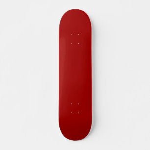 Dark Candy Apple Red Solid Color Skateboard
