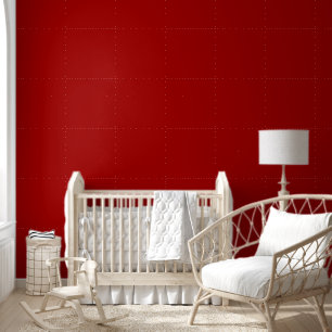 Dark Candy Apple Red Solid Color Tapete