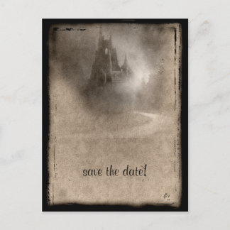 Dark Castle Gothic Polterabend Einladung