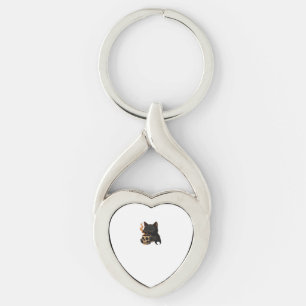 Dark Cat Coffee mit Totenkopf-Mug Oversized T-Shir Schlüsselanhänger