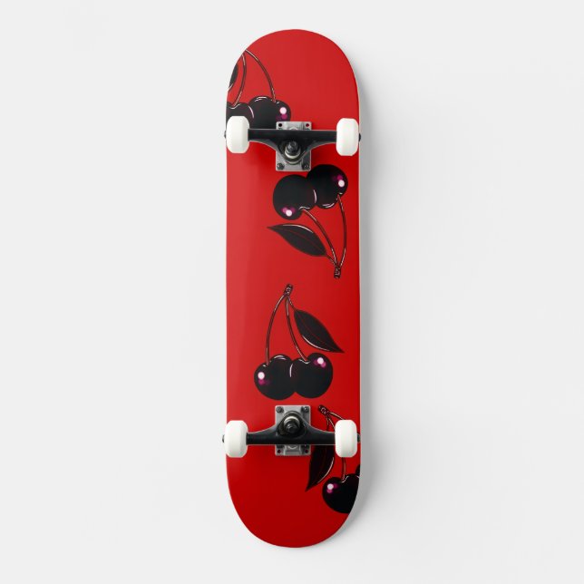 Dark Cherries Skateboard Deck (Vorderseite)