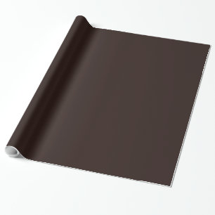 Dark Chocolate Brown Geschenkpapier
