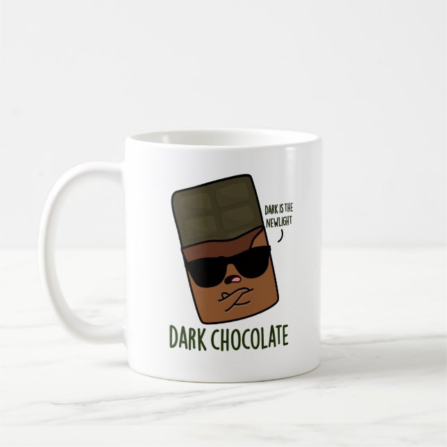 Dark Chocolate Funny Candy Pub Kaffeetasse (Links)