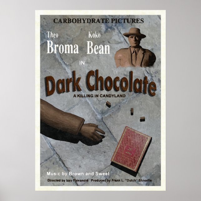 Dark Chocolate Movie Poster (Vorne)