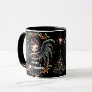 Dark Christmas Angel Tasse