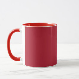 Dark Christmas Red Festive Holiday Combo Mug Tasse