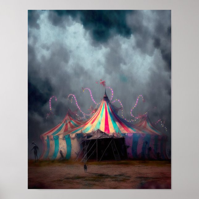DARK CIRCUS 1 Fantasy Art Illustration Poster (Vorne)