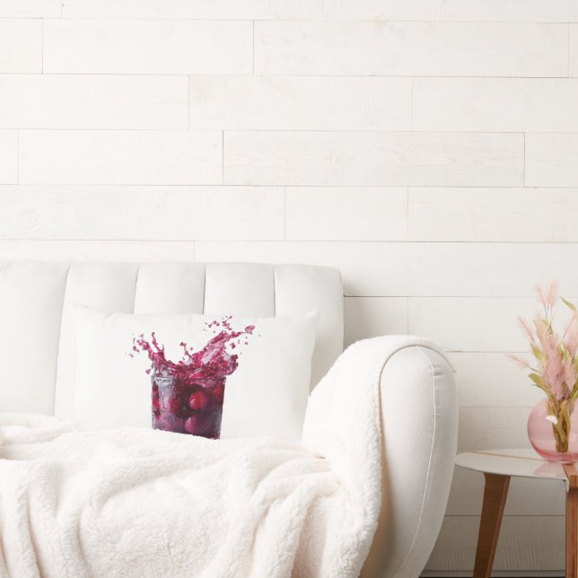 Dark Cocktail with Red Cherries and Explosive Spla Lendenkissen (Liege)