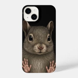 Dark Cottagecore Gray Squirrel Phone Case iPhone 14 Hülle