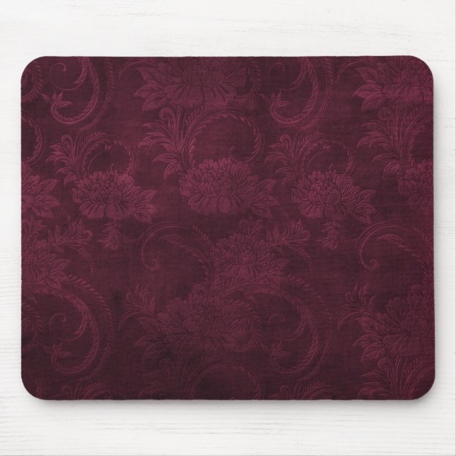 Dark Crimson Gothic Mouse Pad Mousepad (Vorne)