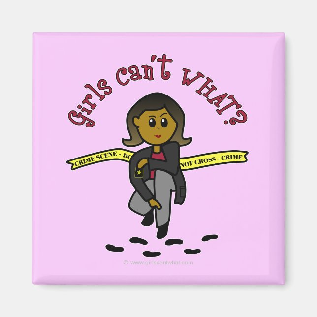 Dark CSI Girl Magnet (Vorne)