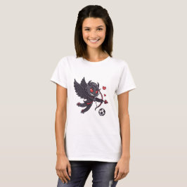 Dark Cupid Soccer Player - Anti-Valentine's Day T-Shirt