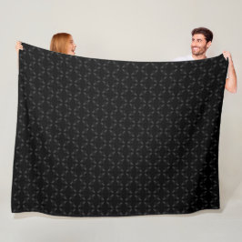 Dark Diamond besticktes Armani-Satinmuster Fleecedecke