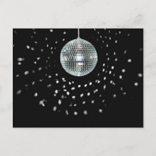 Dark Disco Ball Postkarte