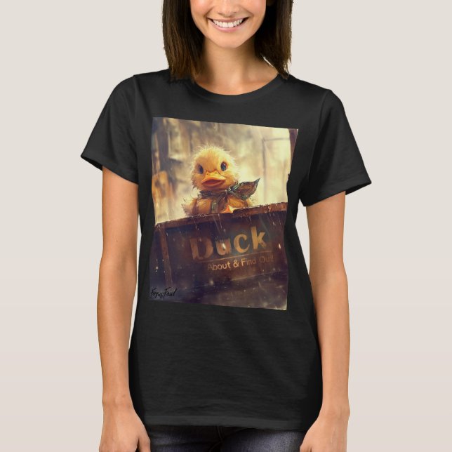 Dark Duck About & Find Shirt (Vorderseite)