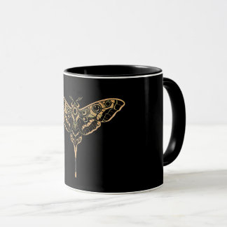 Dark Elegance Noir & Gold Tasse