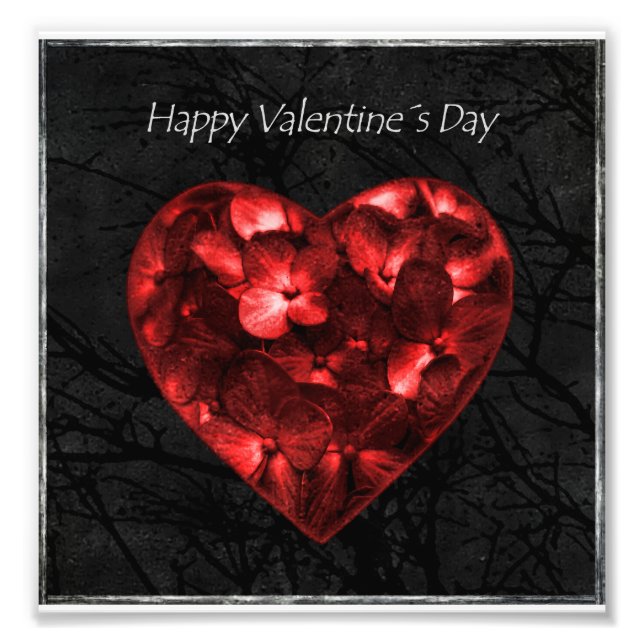 Dark Elegante Valentine Day Poster (Vorne)