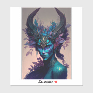 Dark Elf Fantasy Art Aufkleber