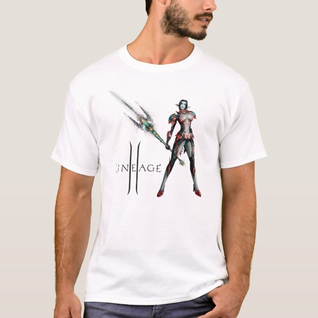 Dark elf Female Lineage 2 T-Shirt (Vorderseite)