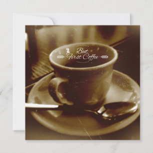 Dark Espresso - Grunge Kaffee Zitat