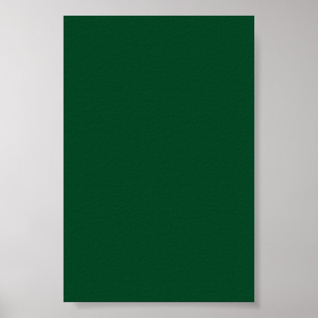 Dark Evergreen Hintergrund auf einem Poster (Vorne)