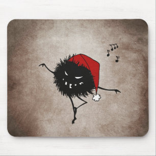 Dark Evil Christmas Bug Mousepad