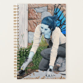 Dark Fairy Garden Gardener Fantasy Art Planer