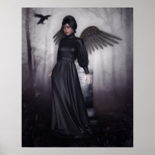 Dark Fallen Angel Poster