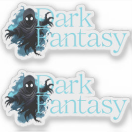 Dark Fantasy Genre Lover Aufkleber