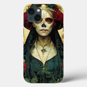Dark Fantasy Gothic Skull Frau Case-Mate iPhone Hülle