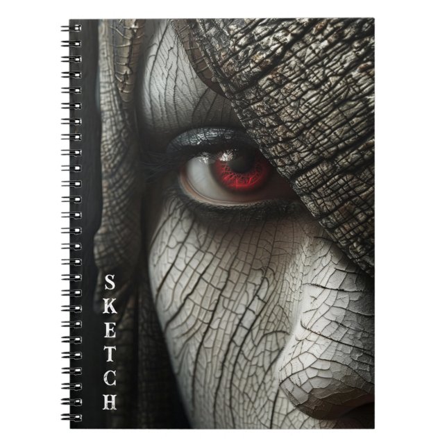 Dark Fantasy Sketchbook Spiral Notebook Notizblock (Vorderseite)