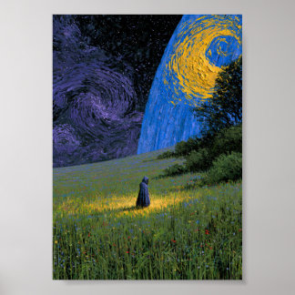 Dark Fantasy Sternennacht Poster |