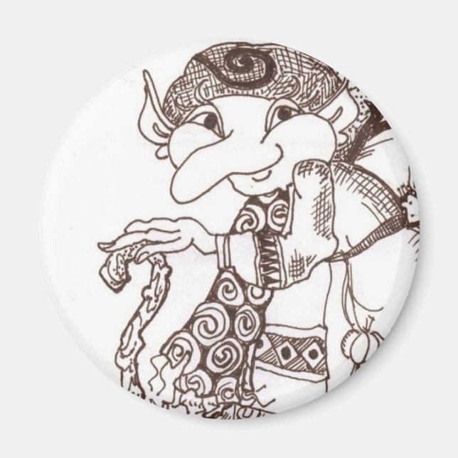 Dark Fee Baba Magnet (Vorne)