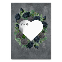 Dark Floral Gothic Style Tischnummer
