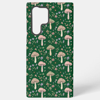 Dark Forest Emerald Fungi Seamless Sophisticated Samsung Galaxy Hülle