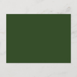 Dark Forest Green Postcard Postkarte