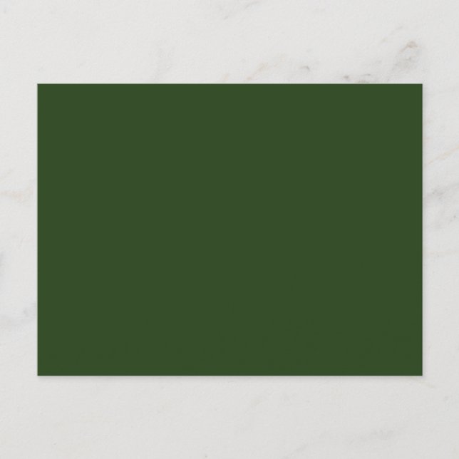 Dark Forest Green Postcard Postkarte (Vorderseite)