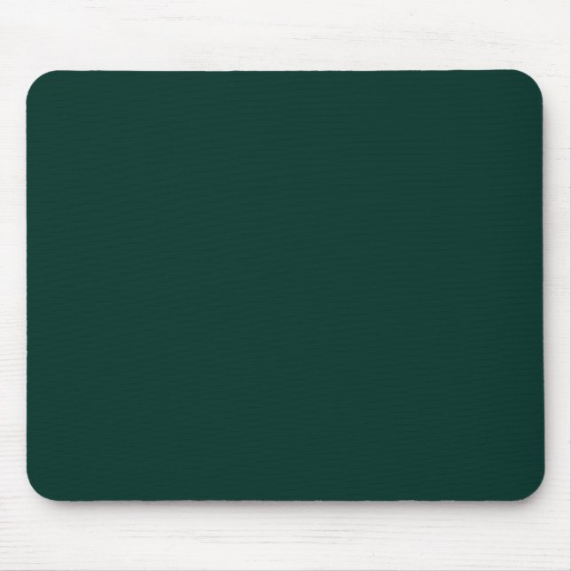 Dark Forest Green Solid Color Background erhalten Mousepad (Vorne)
