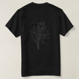 Dark Forest Minimalist Tree Men T-Shirt
