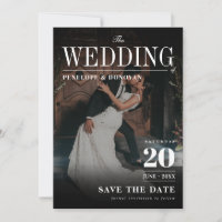 Dark Foto Magazine Type Elegantes Budget Hochzeit